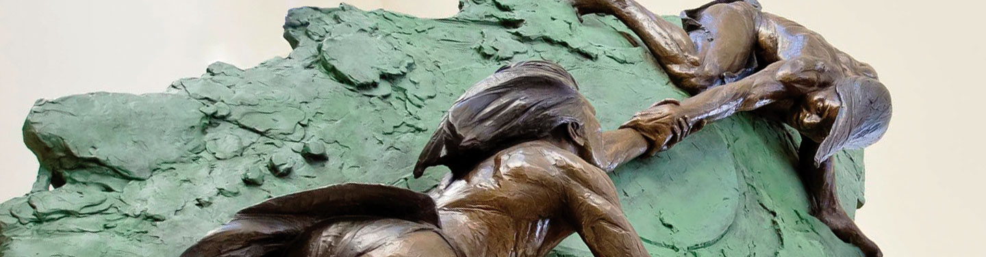 Detail of the Days of Ascent Statue